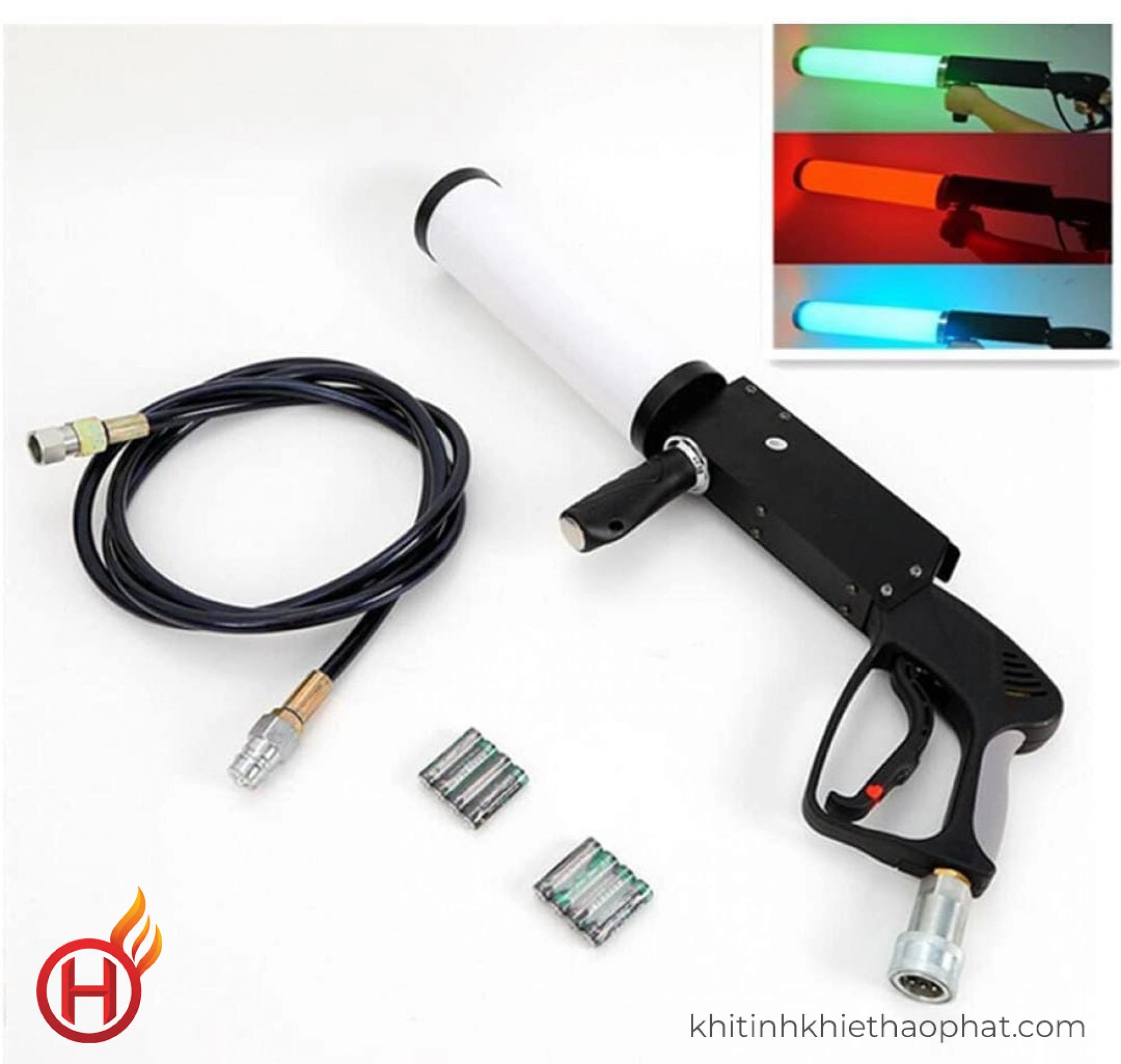 Dịch vụ cho thu&ecirc; m&aacute;y bắn kh&oacute;i cầm tay